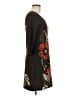 Aryeh Graphic Brown Casual Dress Size M - photo 4