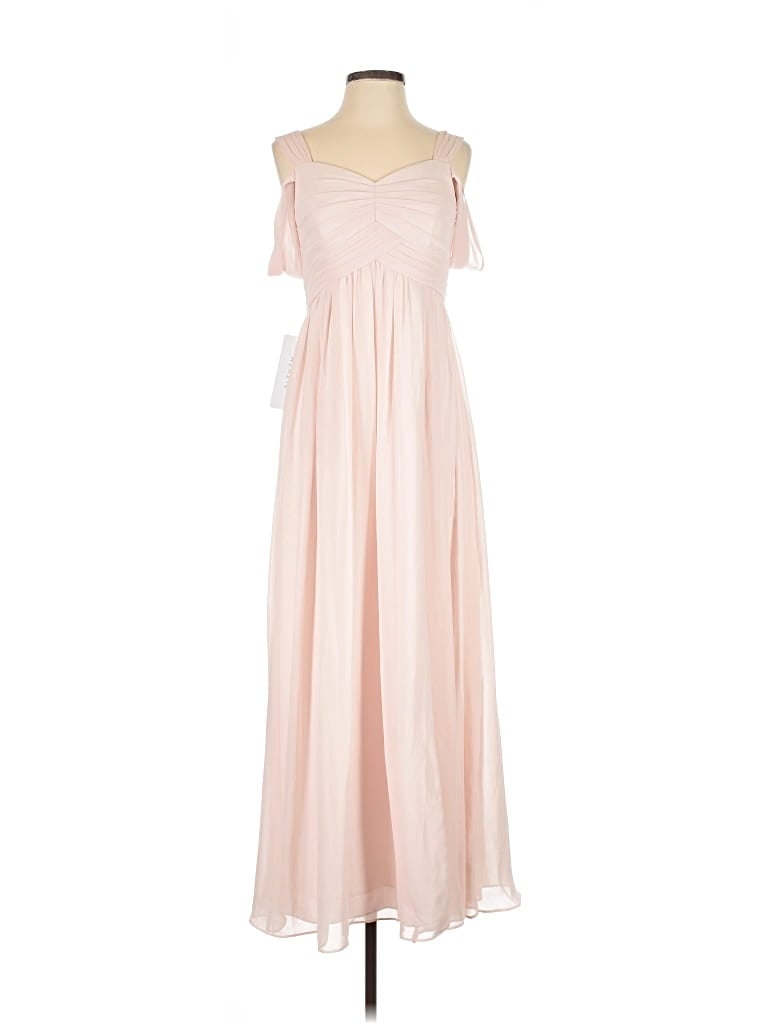 Azazie Cocktail Dress - Bridesmaid: Pink Dresses - Used - Size 16