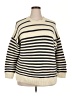 Madewell Stripes Ivory Pullover Sweater Size 2X - photo 1
