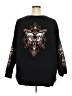 Torrid Black Sweatshirt Size 2X Plus (2) - photo 2