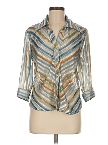 DressBarn 3/4 Sleeve Button-Down Shirt (view 1)