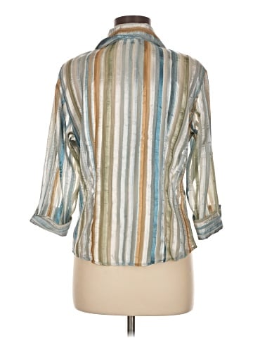 DressBarn 3/4 Sleeve Button-Down Shirt (view 2)