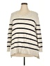 Lane Bryant Stripes Ivory Pullover Sweater Size 18 - 20 Plus - photo 1