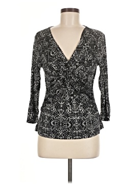 Cable & Gauge 3/4 Sleeve Blouse