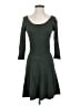 Max Studio Gray Casual Dress Size XS - photo 1