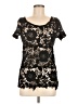 Assorted Brands 100% Polyester Black Short Sleeve T-Shirt One size - photo 1
