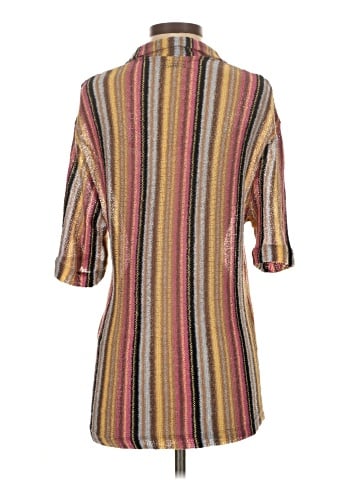 Zara 3/4 Sleeve Button-Down Shirt (view 2)