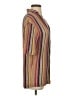 Zara Brown 3/4 Sleeve Button-Down Shirt Size S - photo 4