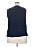 Caslon Blue Sweater Vest Size 2X - photo 2