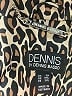 Dennis by Dennis Basso 100% Polyester Animal Print Black Coat Size 3X - photo 3