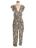 Free People Floral Ivory Jumpsuit Size S - photo 1