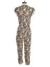 Free People Floral Ivory Jumpsuit Size S - photo 2