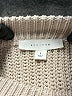 All:Row 100% Cotton Solid Tan Turtleneck Sweater Size L - photo 7