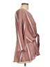 Entro 100% Polyester Red Brown 3/4 Sleeve Blouse Size L - photo 4