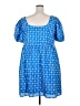 Rhode 100% Polyester Blue Casual Dress Size 2X - photo 2