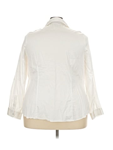 Lane Bryant 3/4 Sleeve Button-Down Shirt (view 2)