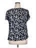 Fortune + Ivy 100% Polyester Black Short Sleeve Blouse Size XL - photo 1