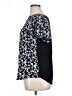 Fortune + Ivy 100% Polyester Black Short Sleeve Blouse Size XL - photo 5