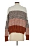 Unbranded 100% Polyester Color Block Brown Pullover Sweater Size S - photo 2
