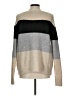 American Eagle Outfitters Color Block Gray Pullover Sweater Size L - photo 2