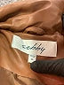 Sebby 100% Polyurethane Solid Brown Jacket Size XL - photo 6