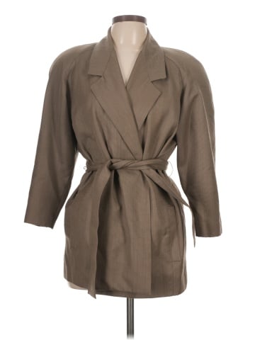Linda Allard Ellen Tracy Trenchcoat (view 1)
