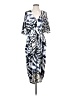 COLDESINA Print Blue Casual Dress Size S - photo 1