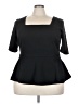 Ashley Stewart Black 3/4 Sleeve Top Size 22 - 24 Plus - photo 1