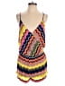Aiden Chevron-herringbone Yellow Romper Size S - photo 1