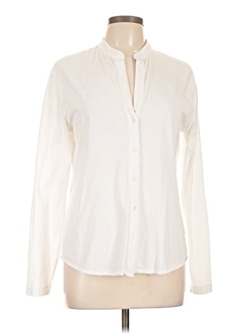 James Perse Long Sleeve Blouse (view 1)