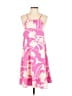 Unbranded 100% Polyester Print Pink Cocktail Dress Size S - photo 1