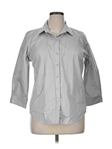 Coldwater Creek 3/4 Sleeve Button-Down Shirt (view 1)