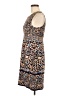 Maeve 100% Polyester Animal Print Floral Brown Casual Dress Size 6 - photo 5