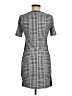 Topshop Houndstooth Gray Casual Dress Size 6 - photo 2