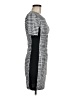 Topshop Houndstooth Gray Casual Dress Size 6 - photo 4