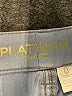 Chico's 100% Cotton Metallic Silver Jeans Size Sm (0) - photo 4