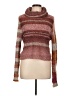 Free People Tweed Brown Turtleneck Sweater Size L - photo 1