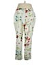 Worthington Floral Ivory Casual Pants Size 16 - photo 2