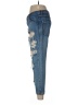 One 100% Cotton Hearts Blue Jeans Size 26 waist (estimated) - photo 5