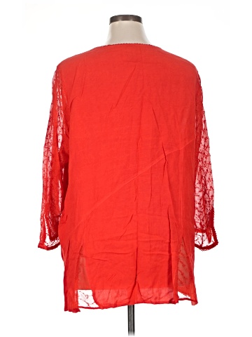 Added Dimension for Catherines 3/4 Sleeve Blouse (view 2)
