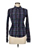 Roxy Plaid Green Long Sleeve Button-Down Shirt Size M - photo 1