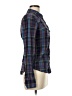Roxy Plaid Green Long Sleeve Button-Down Shirt Size M - photo 4