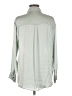 Zara Solid Green Long Sleeve Button-Down Shirt Size M - photo 2