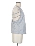 Shein 100% Polyester Silver Sleeveless T-Shirt Size 4 - photo 4