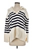 Gap 100% Cotton Stripes Ivory Pullover Sweater Size S - photo 1