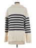 Gap 100% Cotton Stripes Ivory Pullover Sweater Size S - photo 2