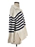 Gap 100% Cotton Stripes Ivory Pullover Sweater Size S - photo 4