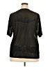 Unbranded Black Short Sleeve Blouse Size XXL - photo 2