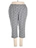 Allison Daley Print Gray Casual Pants Size 11 - photo 1