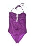 H&M Tweed Purple One Piece Swimsuit Size 6 - photo 1